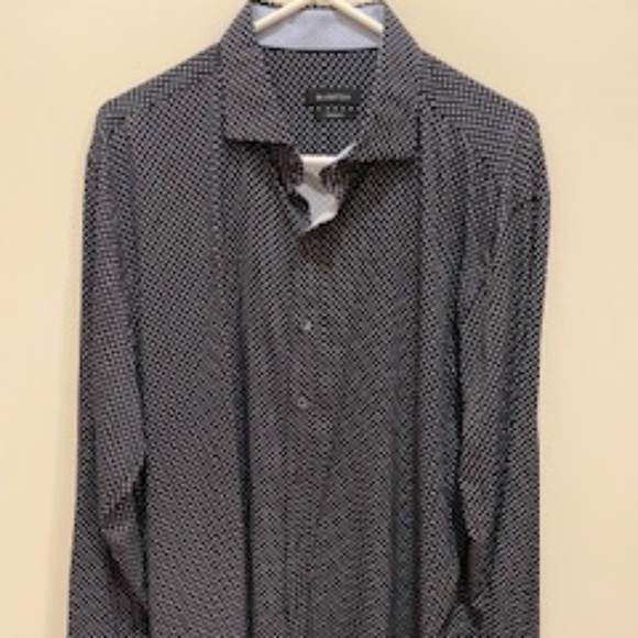 Mens Bugatchi Long Sleeve Button Down - Size XL (Shaped Fit) - Picture 1 of 6